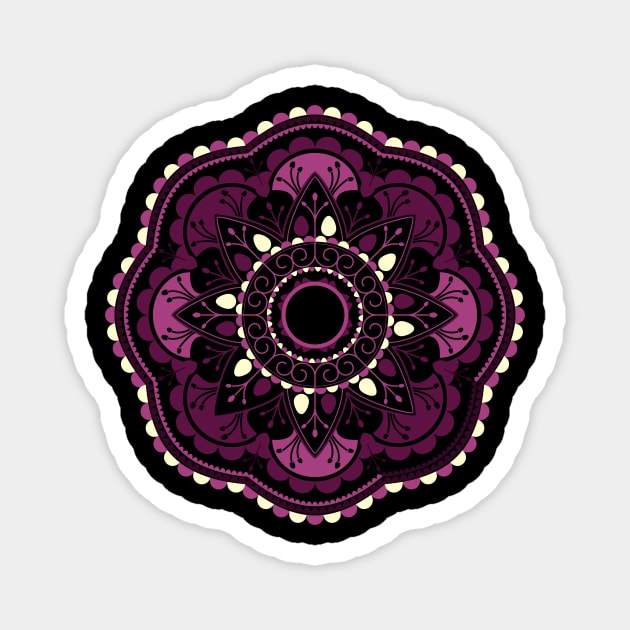 mandala Magnet by HokiShop