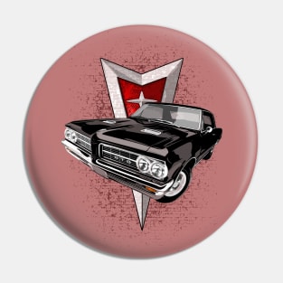 Black 64 Pontiac GTO Pin