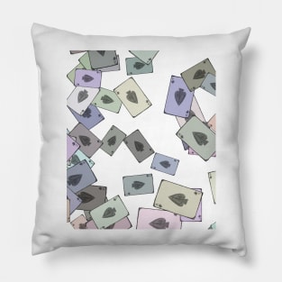 Ace of Spades pattern Pillow