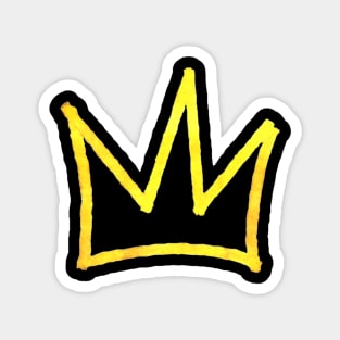Basquiat Crown Magnet