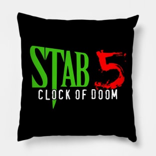 Stab 5: Clock of Doom Pillow