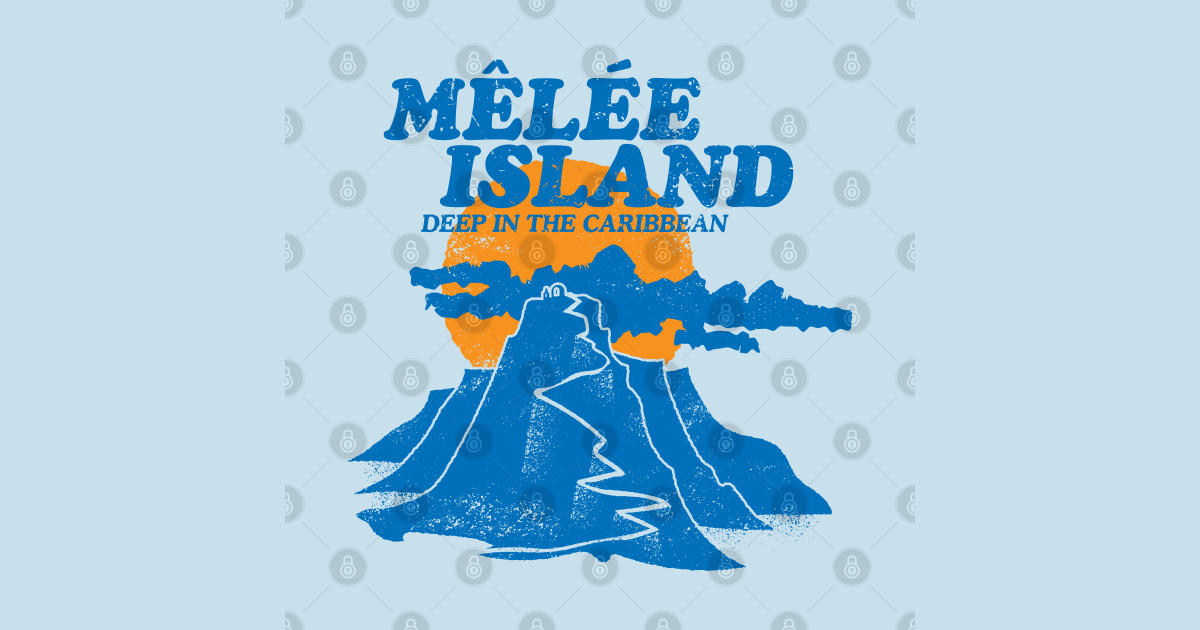 melee island t shirt