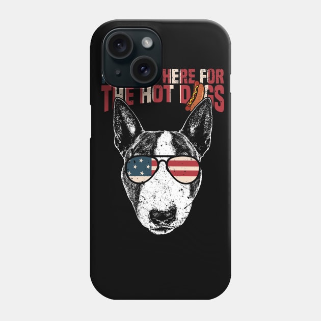 Bull Terrier Shirt Funny 4th of July Phone Case by Madfido