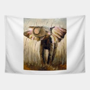 Smiling elephant Tapestry