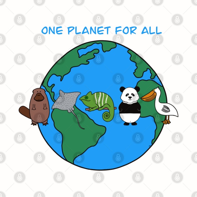 One Planet For All by Coconut Moe Illustrations