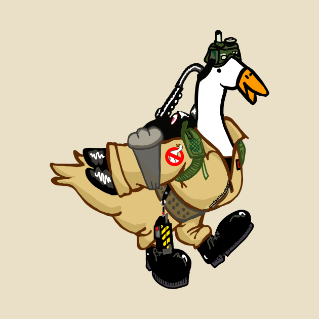 Goosebusters! I Ain't Afraid of No Goose! by CatsandBats