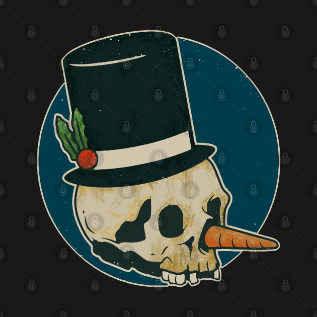 Xmas Skull by dudepal