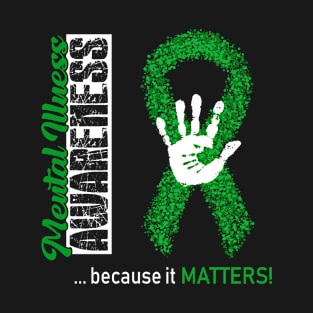 Mental Illness Awareness Because It Matters - In This Family We Fight Together T-Shirt