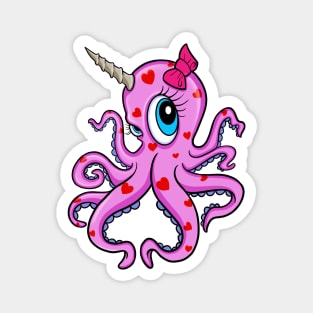 Cute Unicorn Octopus Magnet