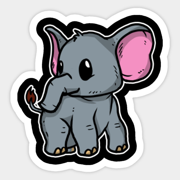 Cute Elephant Costume Elephants Gift Idea Elephant Sticker Teepublic Au