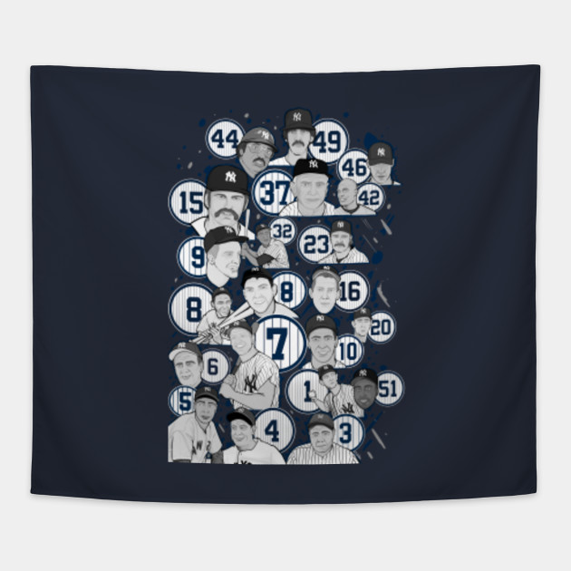 New York Yankee legends collage