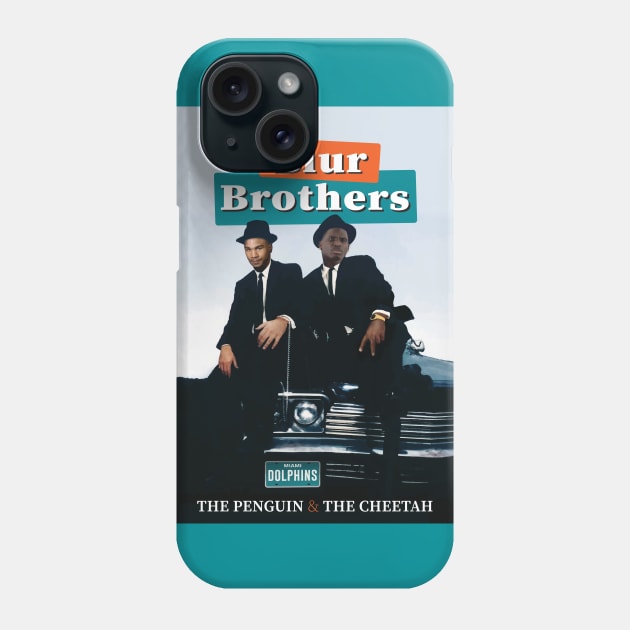 The Blur Brothers (The Penguin & the Cheetah) Phone Case by BinarySunset