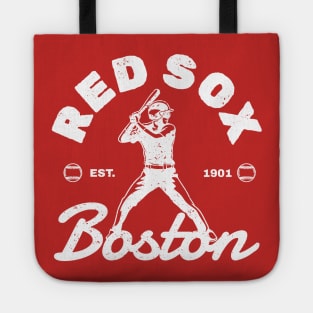 red boston sox Tote