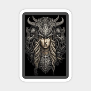 Viking Shield Maiden 01 Magnet