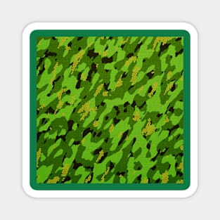 Camouflage - light green Magnet
