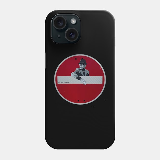 Leonard Cohen Phone Case by shadowNprints