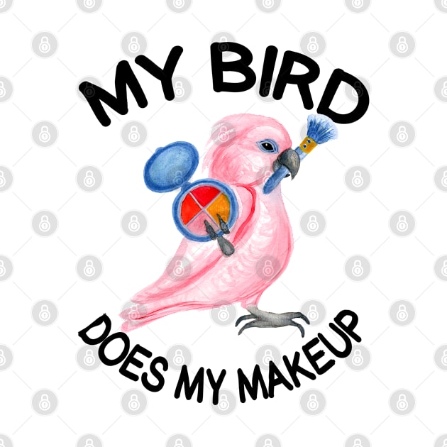 My Parrot Does My Makeup by IvyLilyArt