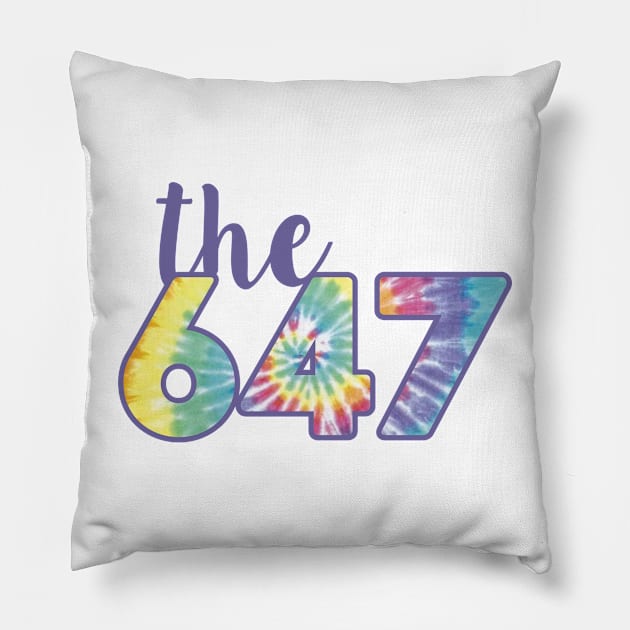 The 647 Area Code Pillow by emilystp23