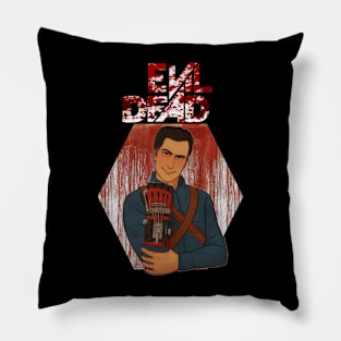 Evil dead t-shirt Pillow