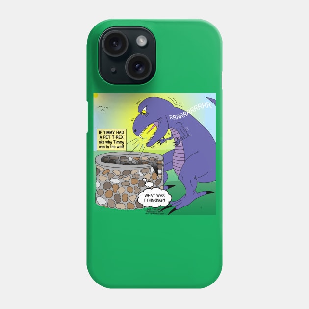 Pet T-Rex Phone Case by OutToLunch