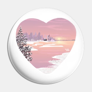 Wonderful pink sunset Pin