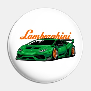 lamborghini green super car Pin