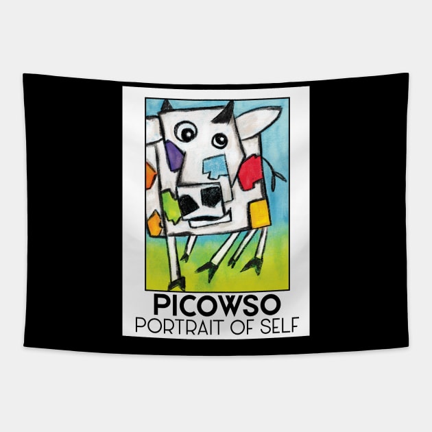 PICOWSO - Portrait of Self Tapestry by ArtsofAll