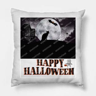 Happy Halloween by MONOTASK Pillow