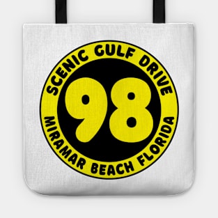 Scenic Highway 98 Gulf Drive Miramar Beach Florida Palms Panhandle Emerald Coast Tote