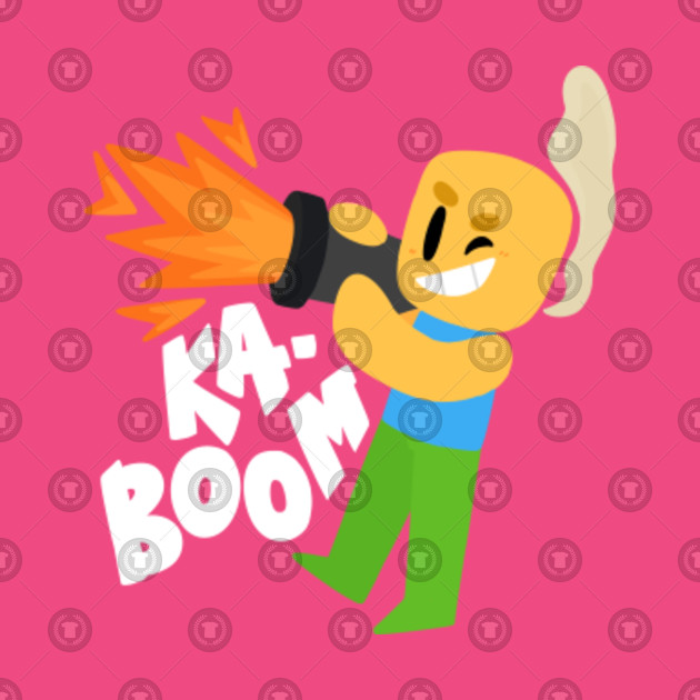 Kaboom Roblox Inspired Animated Blocky Character Noob T Shirt - kaboom roblox inspired animated blocky character noob t shirt