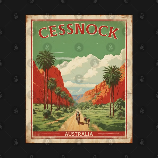 Cessnock Australia Vintage Travel Poster Tourism by TravelersGems