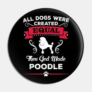 Poodle Pin