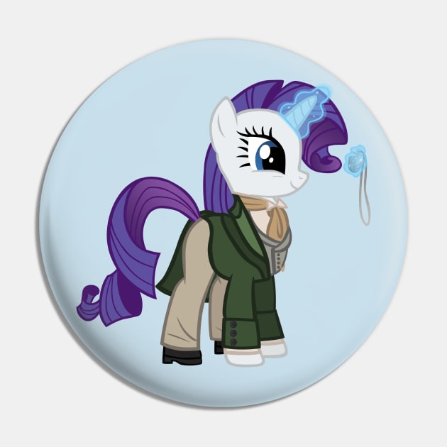 Rarity as the 8th Doctor Pin by CloudyGlow