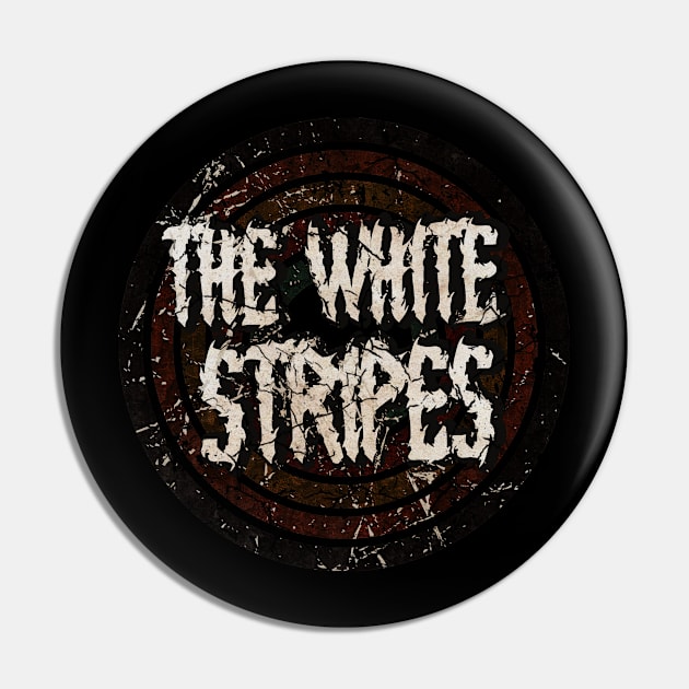 The White Stripes vintage design on top Pin by agusantypo