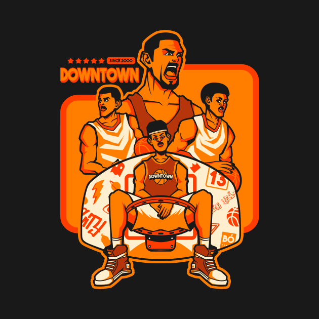 Downtown - Basketball by MuCleto