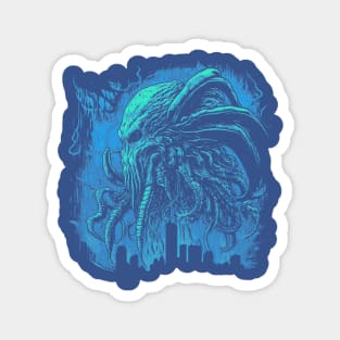 Retro Cthulhu Magnet