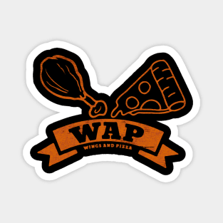 wap wings pizza Magnet