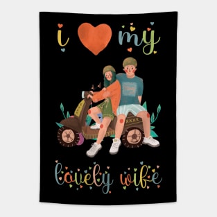 I Love My Wife Tapestry