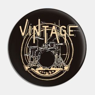 Vintage Drum Kit Pin