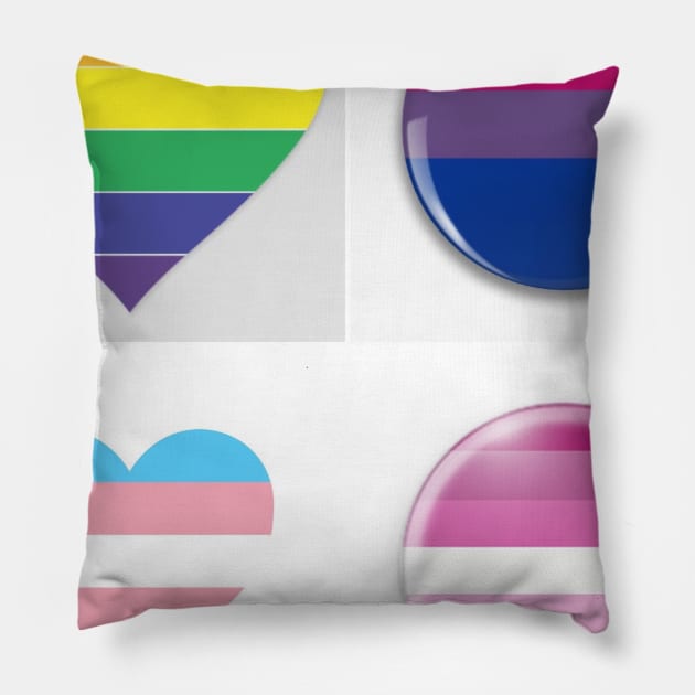 Pride Pillow by DorothyGoesGlamping