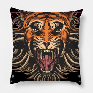 TIGER SACRED GEOMETRY Pillow