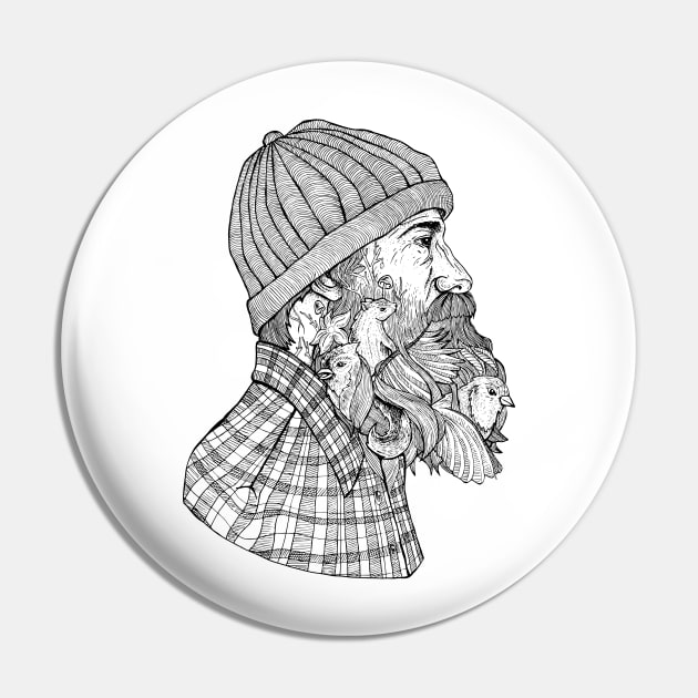 THE BEARDED MAN Pin by thiagobianchini