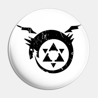 Homunculus white symbol Pin