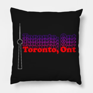 Toronto, Ontario Pillow