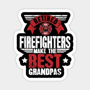 Retired firefighters make the best grandpas Magnet