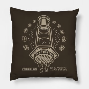 Aeropress Coffee: To Caffeinity... and Beyond! Pillow