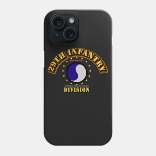 29th Infantry Division - Blue and Gray Phone Case