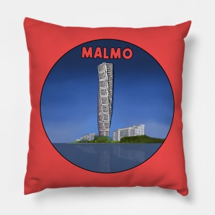 Scandinavian Malmo Sweden Pillow