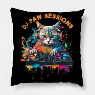 DJ CAT - DJ PAW SESSIONS Pillow