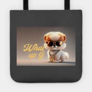 Bling swag puppy Tote